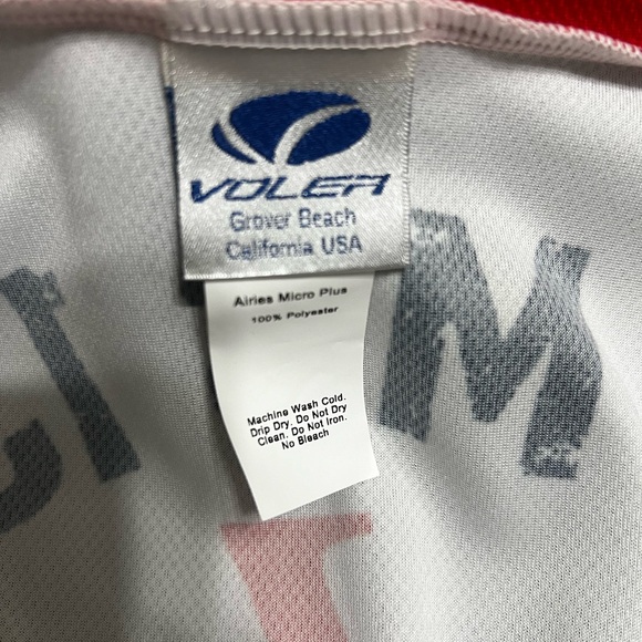 Voler Cycling Jersey Womens Large Houston to Austin 2011 WHITE AND RED - Picture 4 of 5